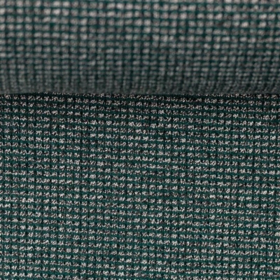 Waffeljersey | DROGON doubleface | Grün meliert